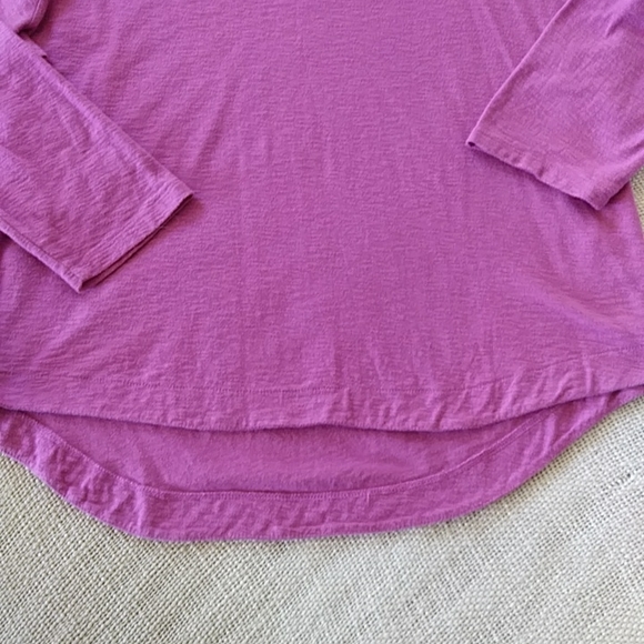 GAP Designed & Crafted High Low Back Zipper Cotton Top Large - Picture 10 of 13